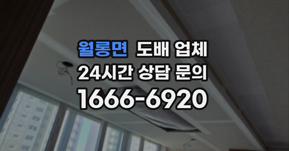 월롱면 도배 업체