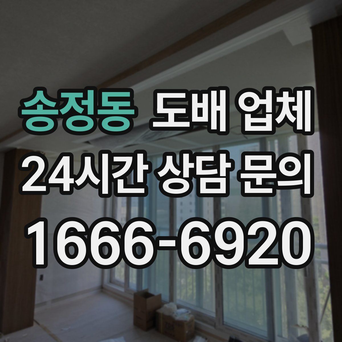 송정동 도배 업체