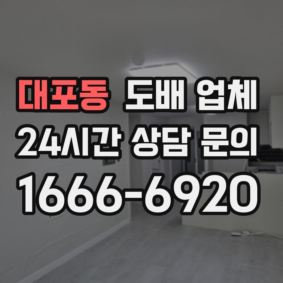 대포동 도배 업체