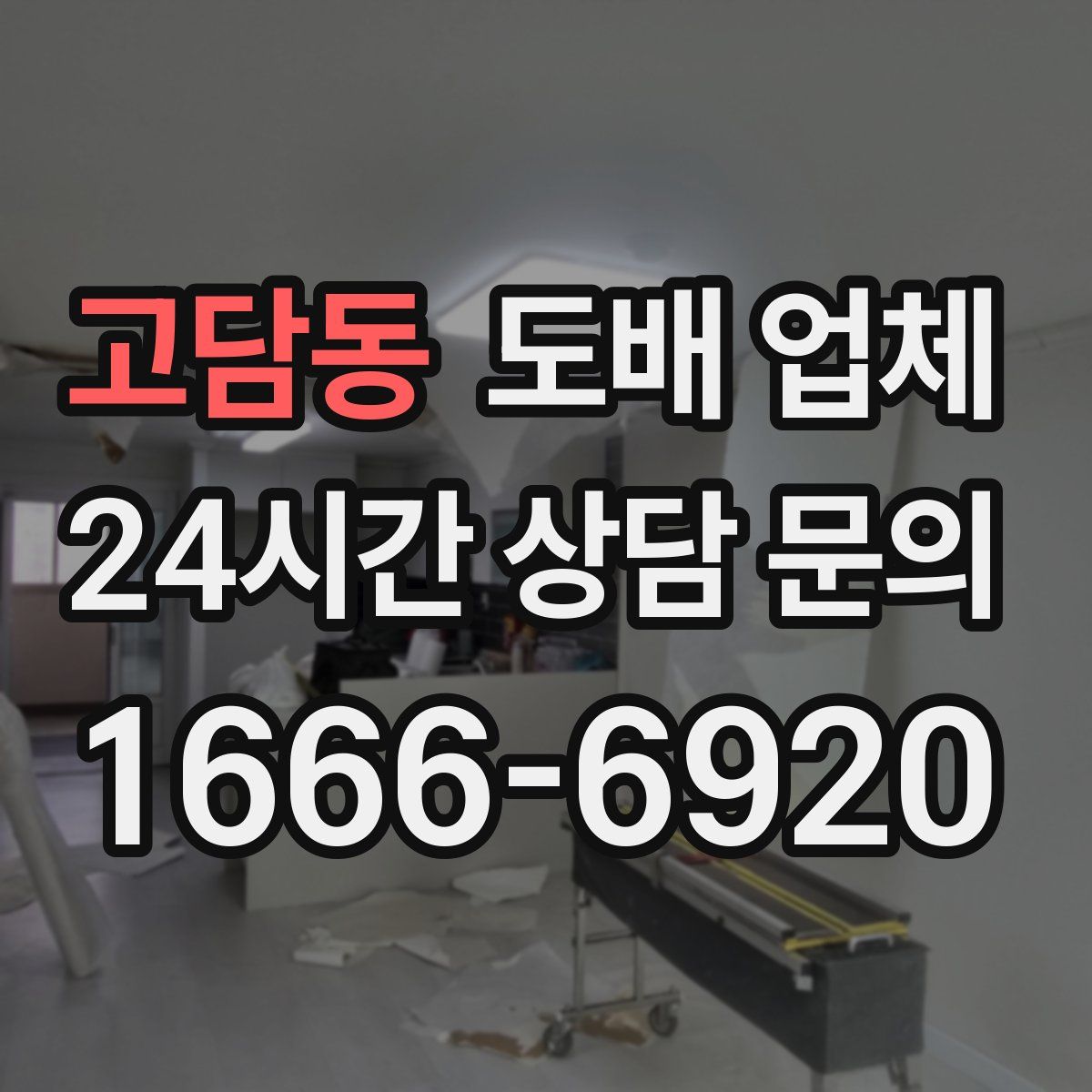 고담동 도배 업체