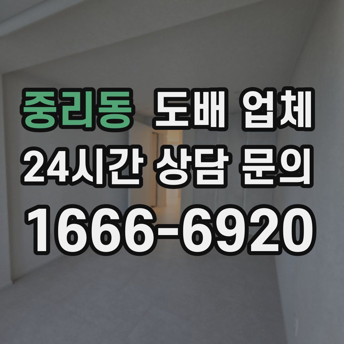 중리동 도배 업체