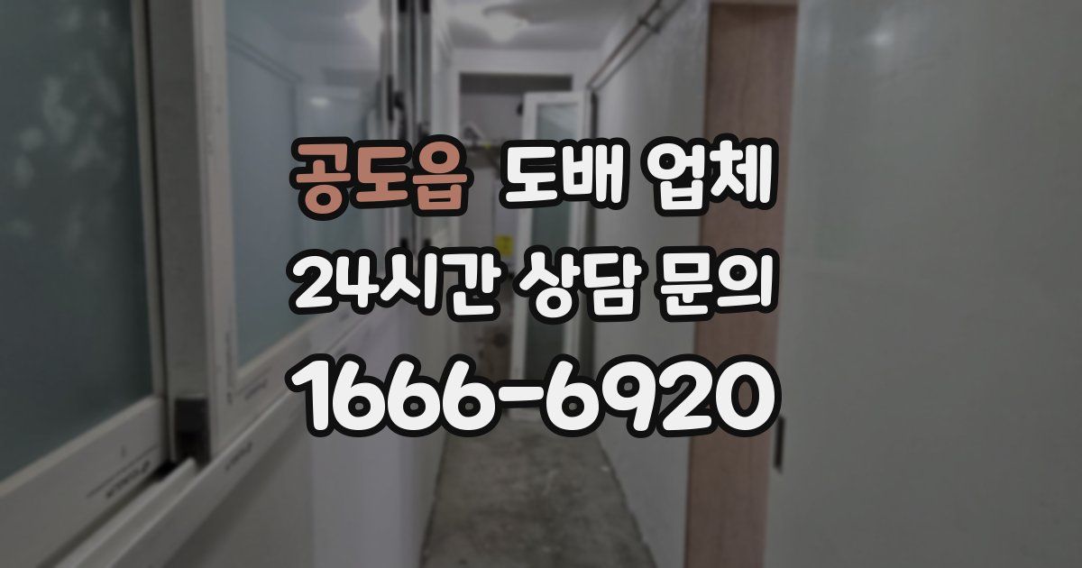 공도읍 도배 업체