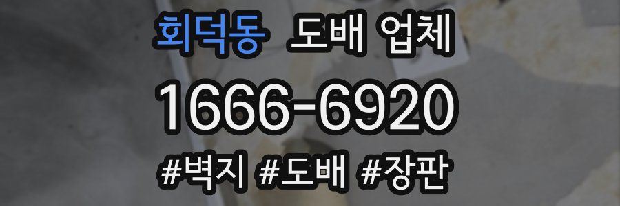 회덕동 도배 업체