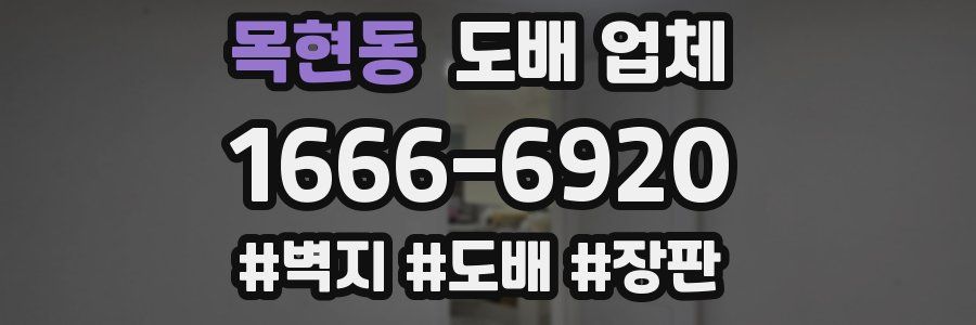 목현동 도배 업체