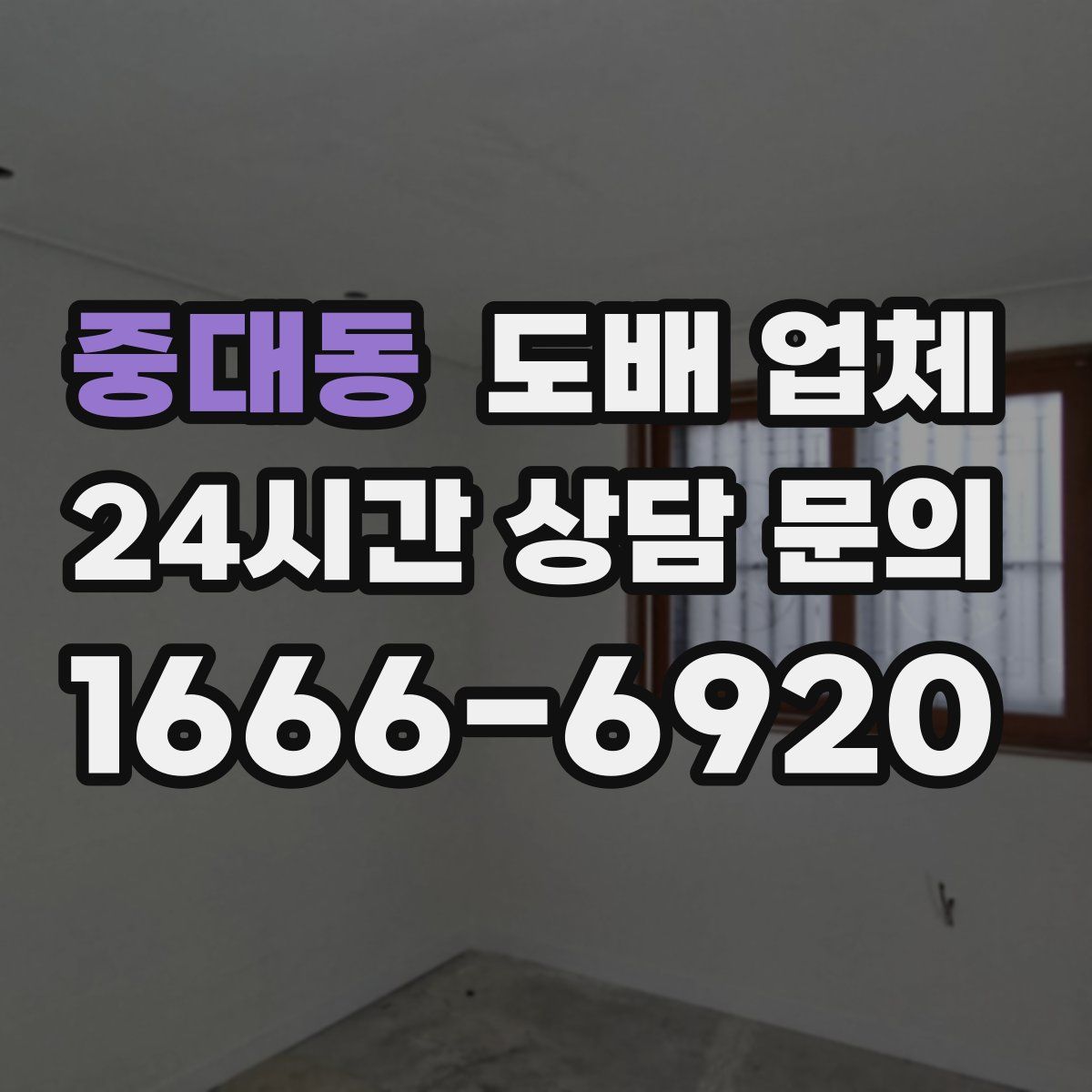 중대동 도배 업체