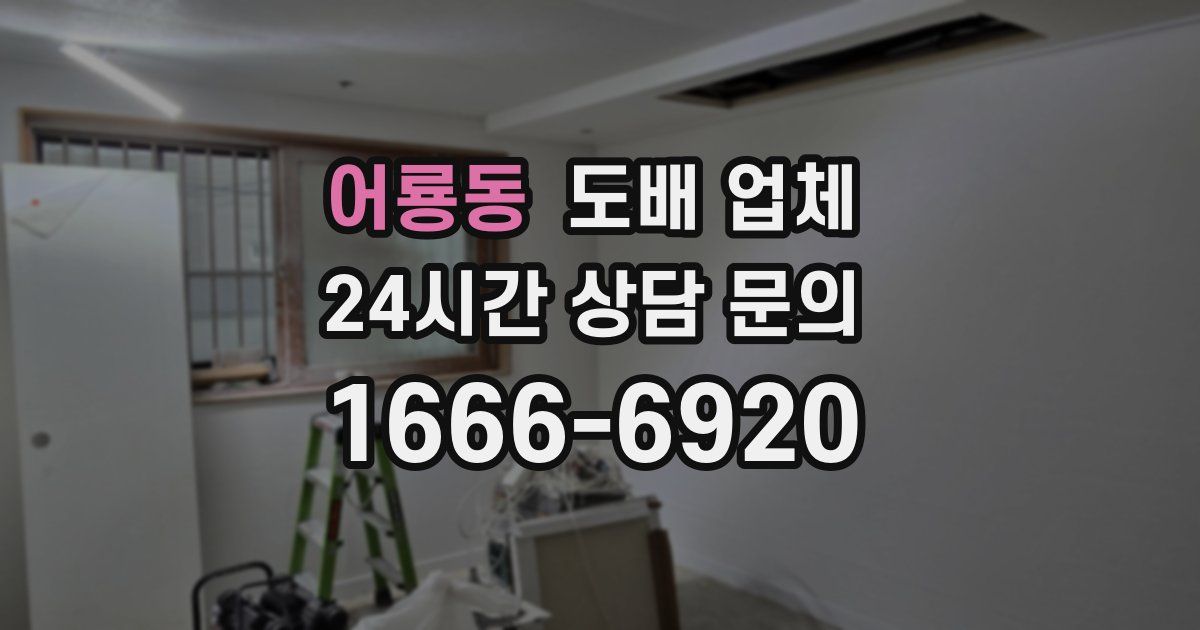 어룡동 도배 업체