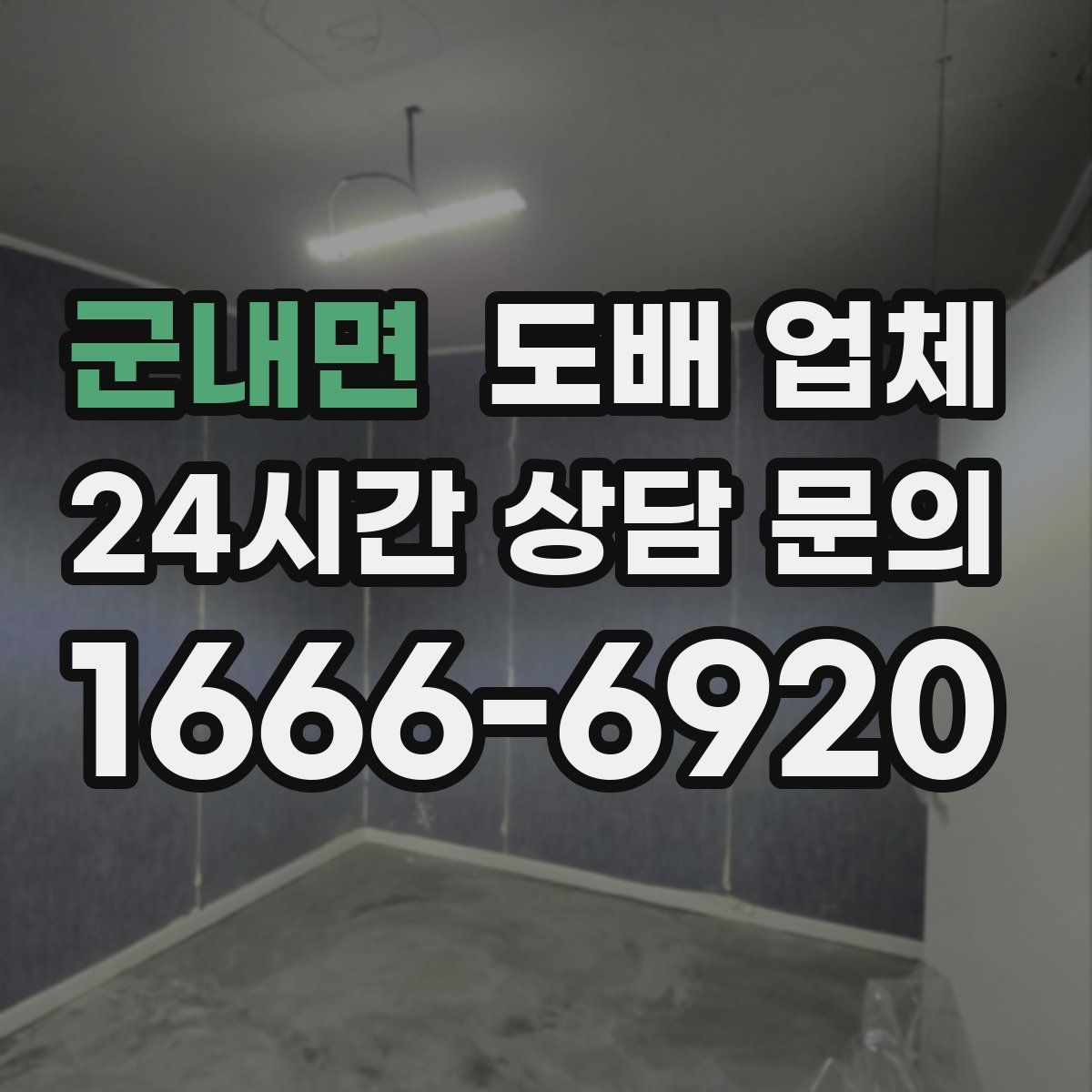 군내면 도배 업체