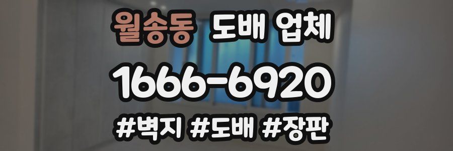 월송동 도배 업체