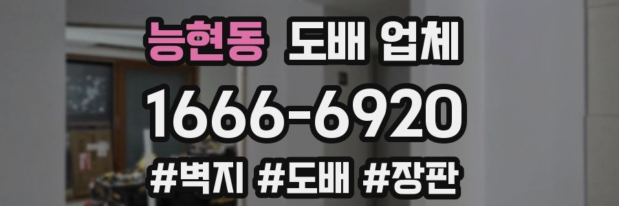 능현동 도배 업체