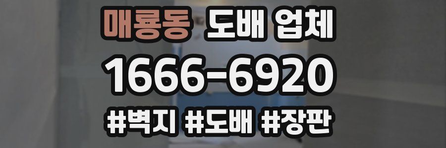 매룡동 도배 업체