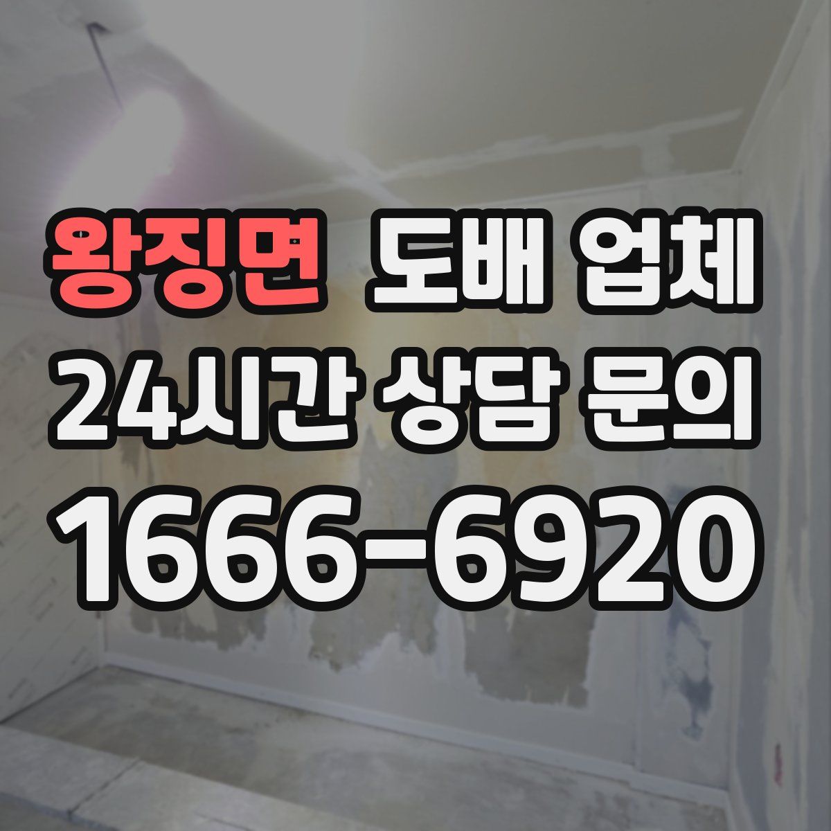 왕징면 도배 업체