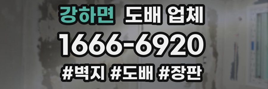 강하면 도배 업체