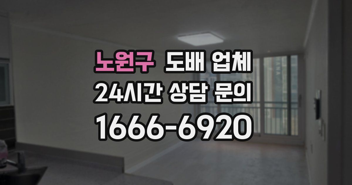 노원구 도배 업체
