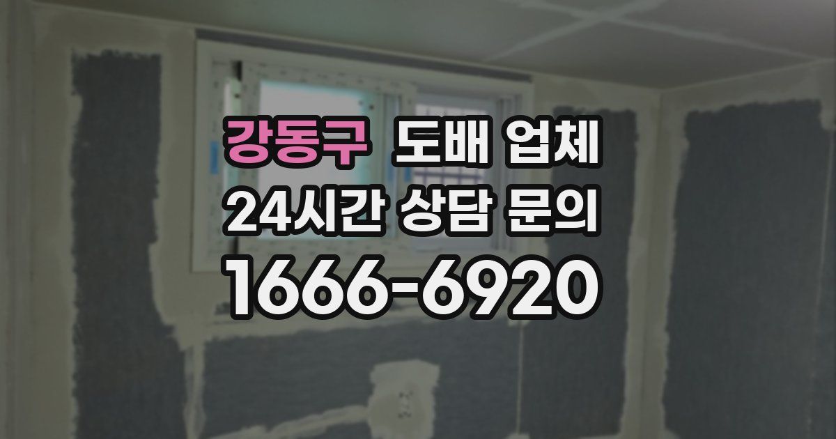강동구 도배 업체