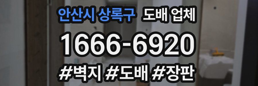 안산시 상록구 도배 업체
