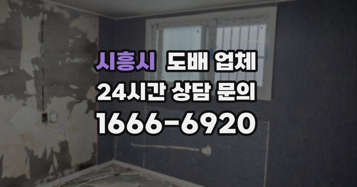 시흥시 도배 업체