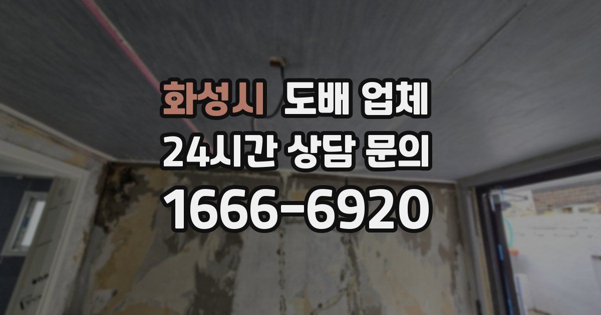 화성시 도배 업체
