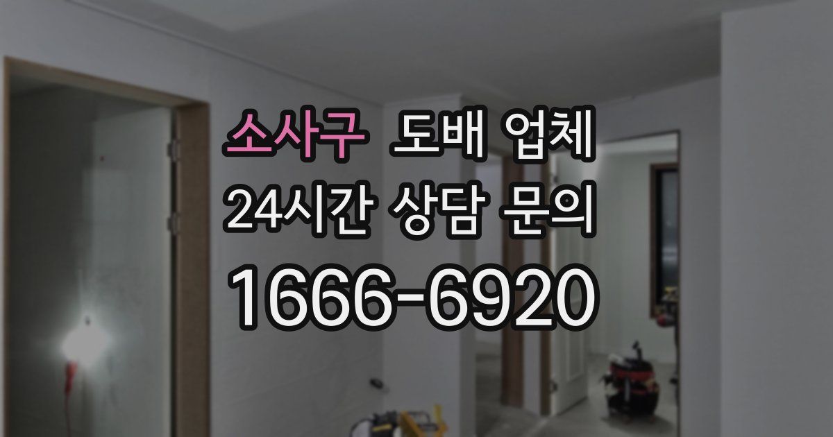 소사구 도배 업체