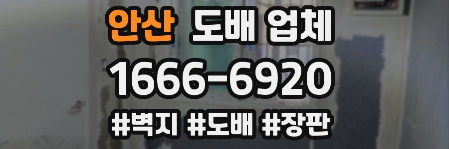 안산 도배 업체