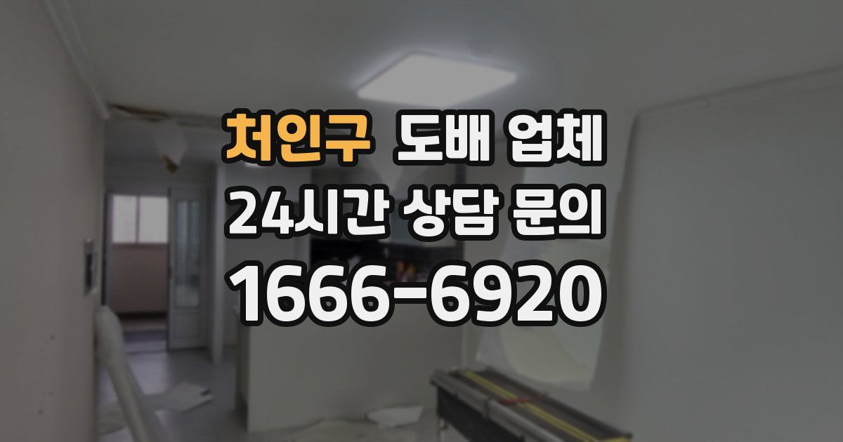 처인구 도배 업체