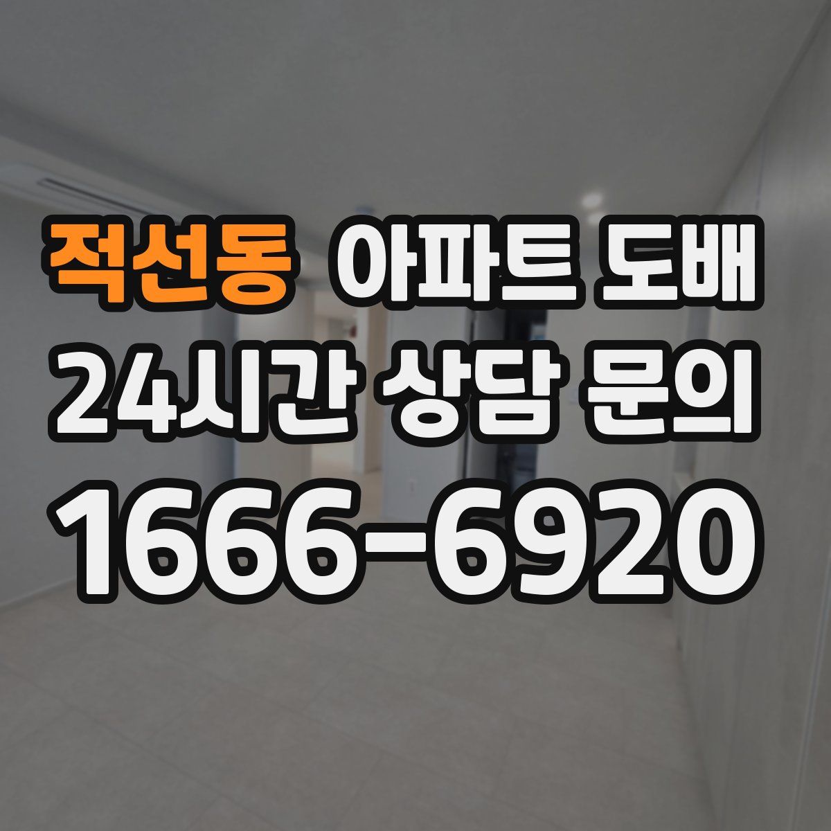 적선동 아파트 도배