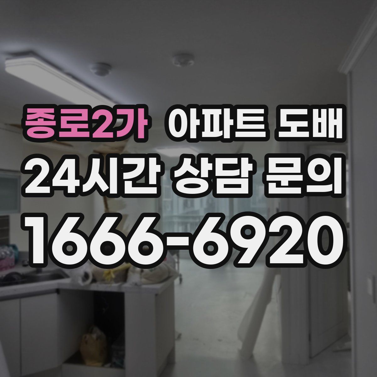 종로2가 아파트 도배