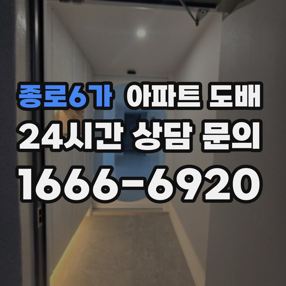 종로6가 아파트 도배