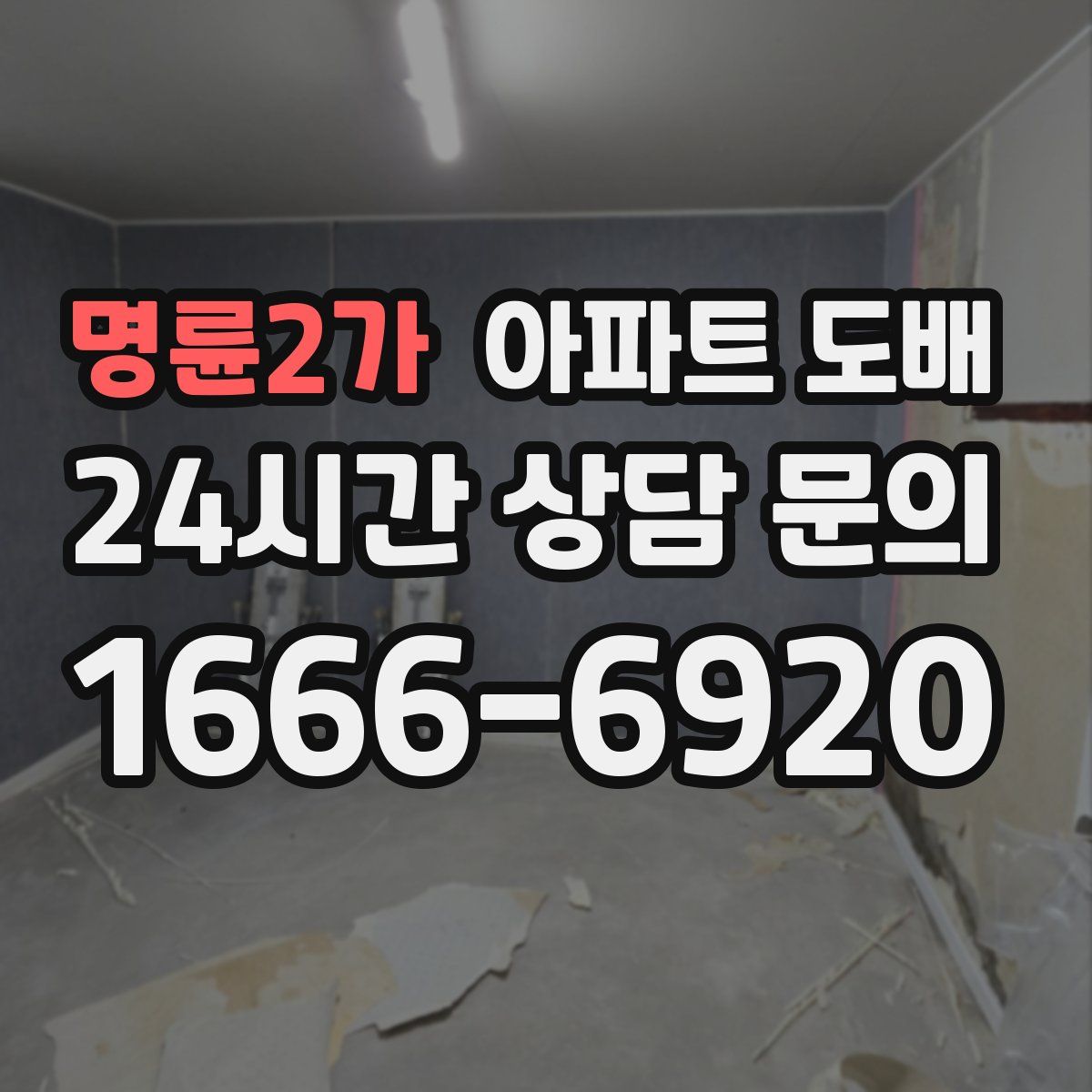 명륜2가 아파트 도배