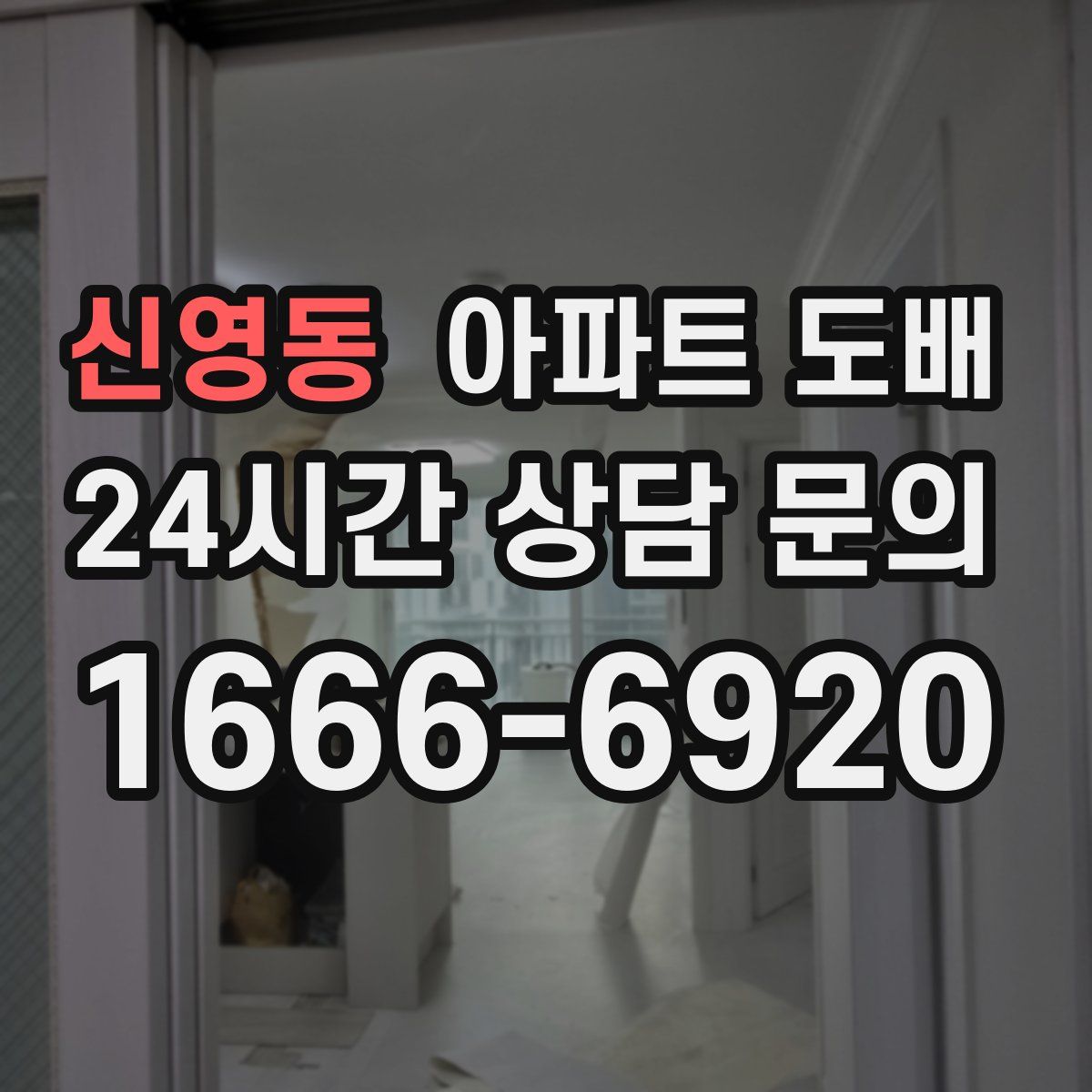 신영동 아파트 도배