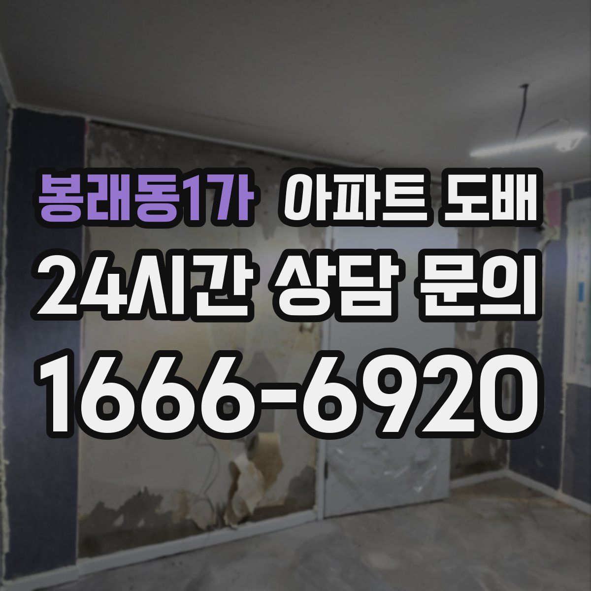 봉래동1가 아파트 도배