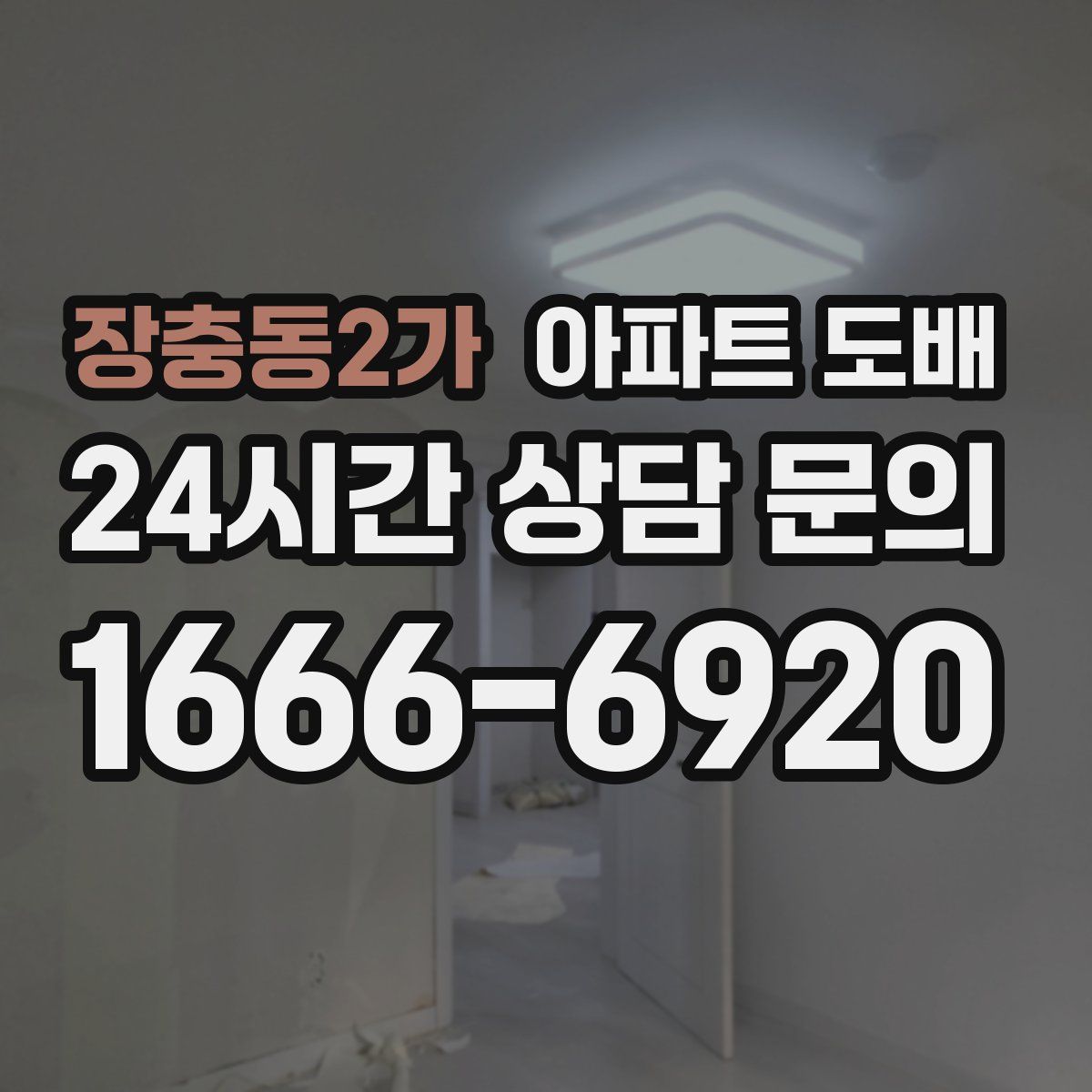 장충동2가 아파트 도배