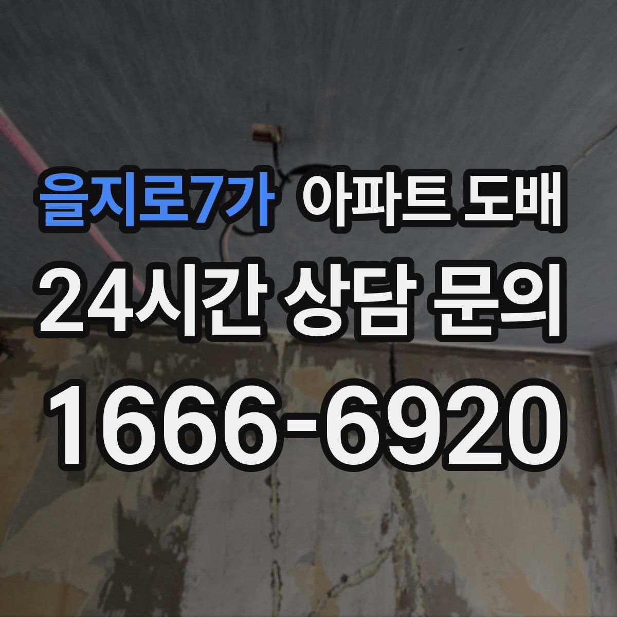 을지로7가 아파트 도배