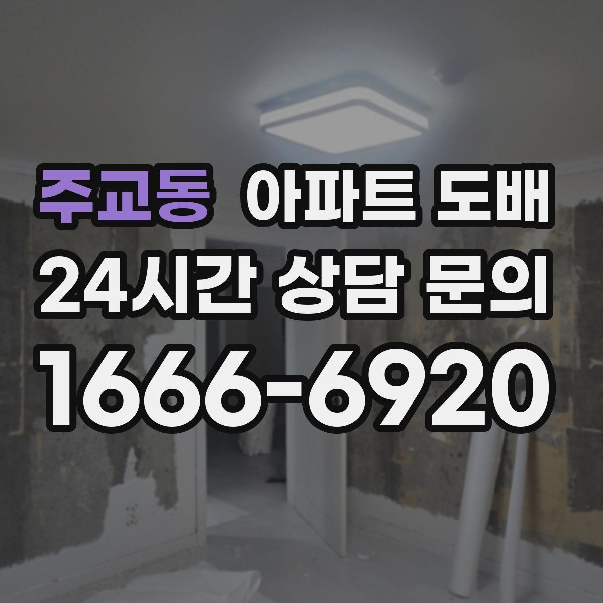 주교동 아파트 도배