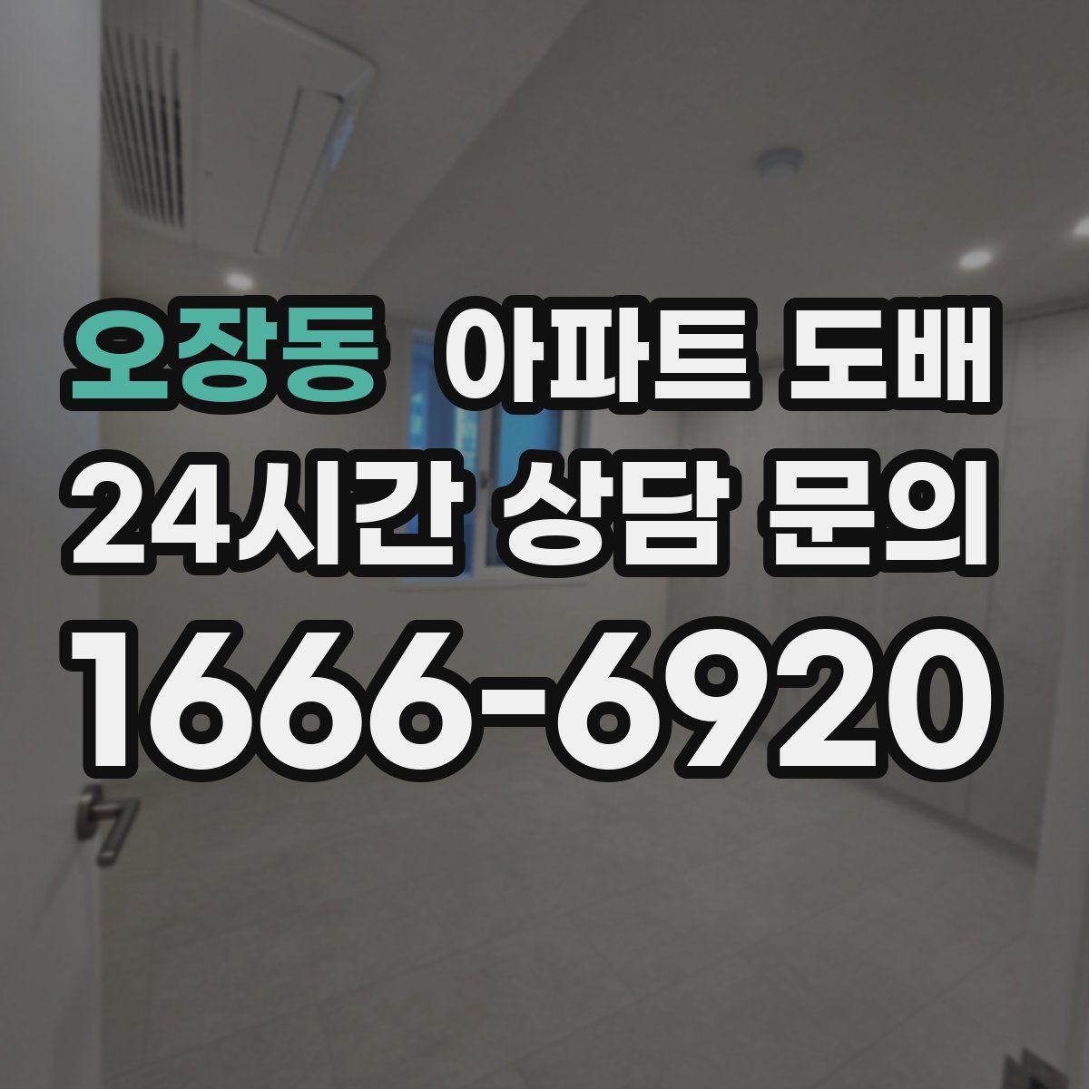 오장동 아파트 도배