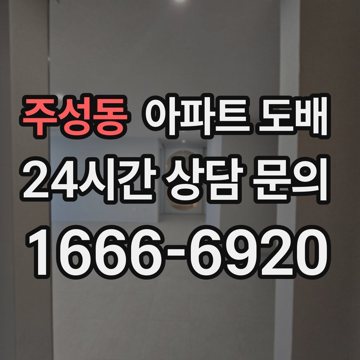 주성동 아파트 도배