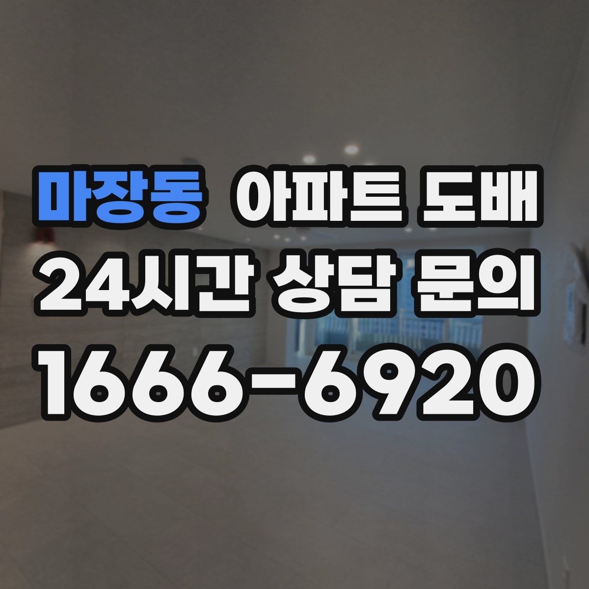 마장동 아파트 도배