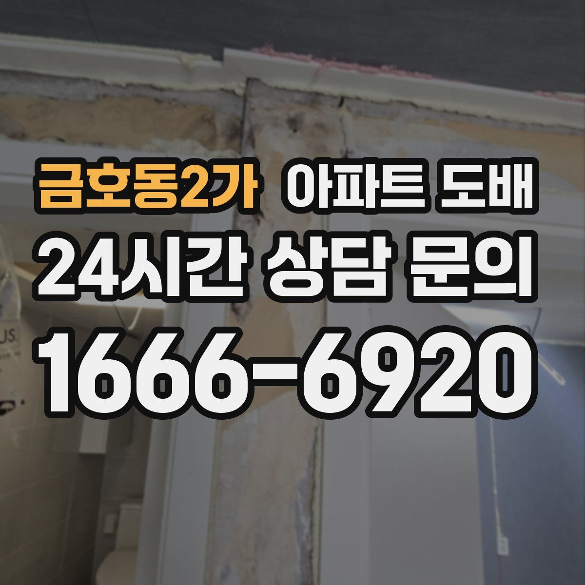 금호동2가 아파트 도배