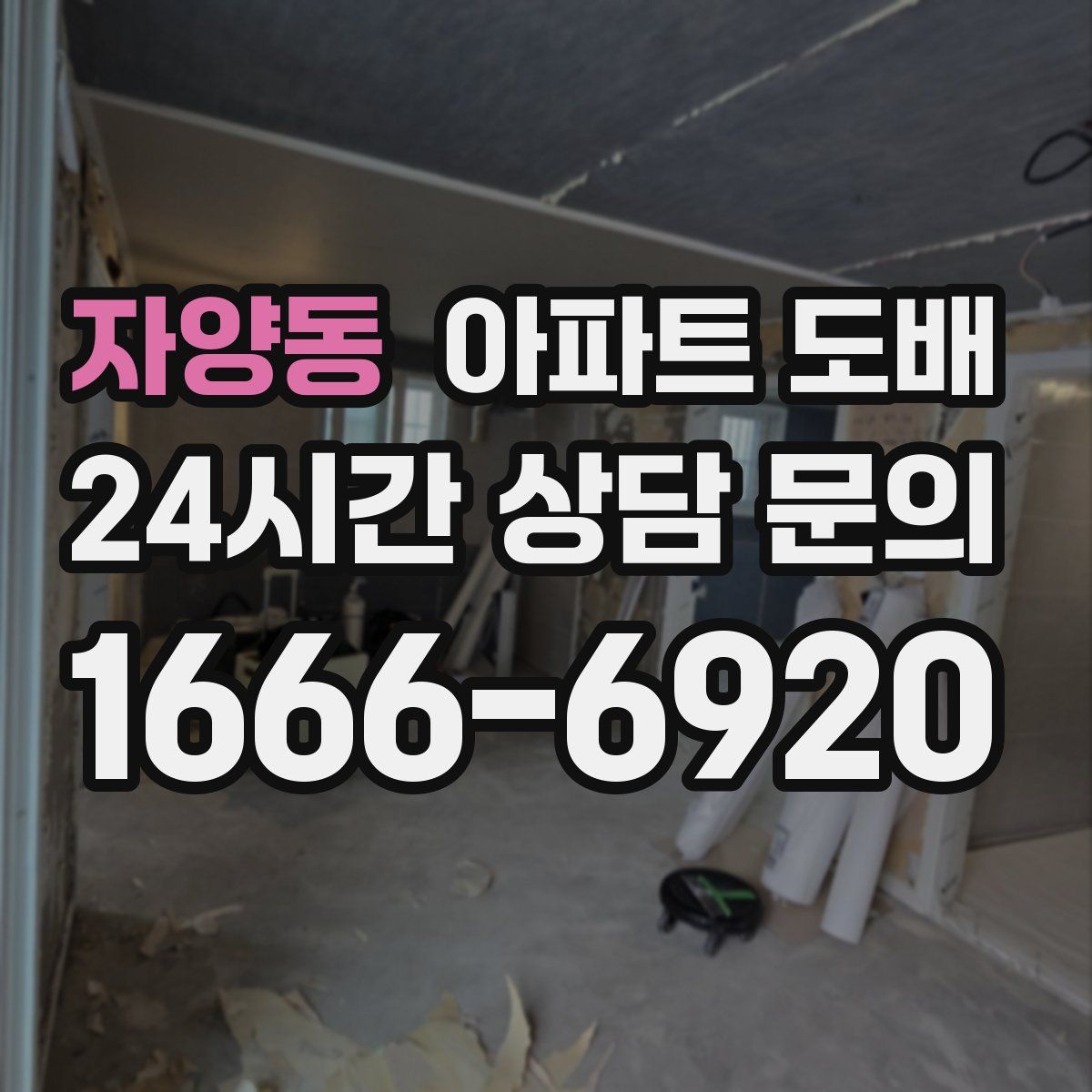 자양동 아파트 도배