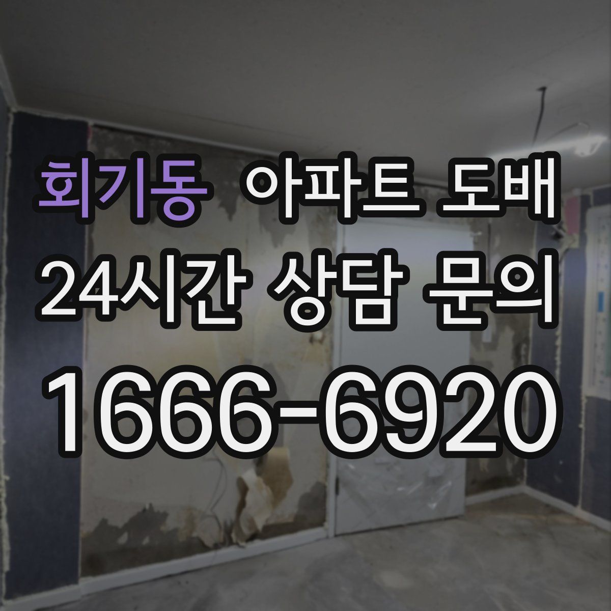 회기동 아파트 도배