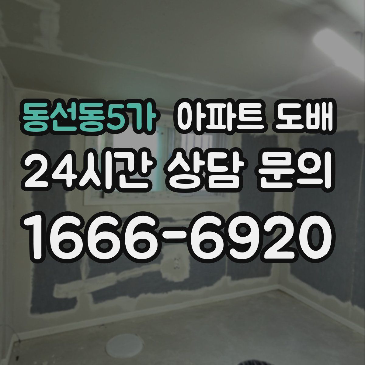 동선동5가 아파트 도배