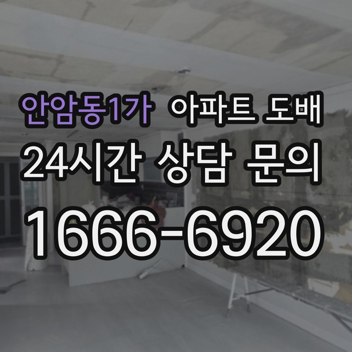 안암동1가 아파트 도배