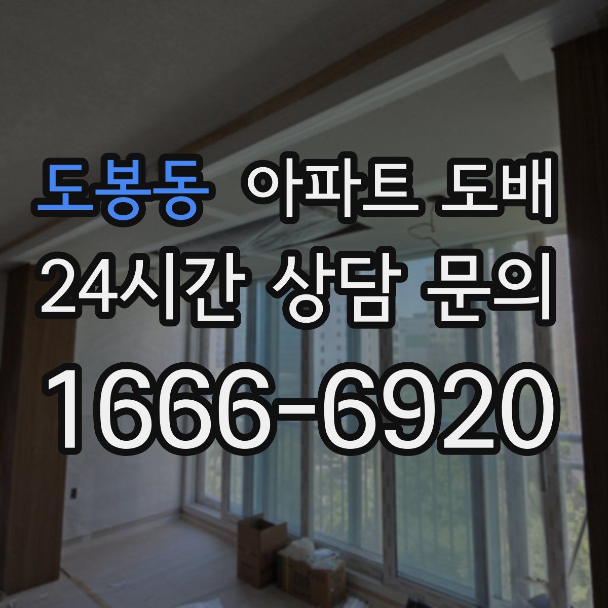 도봉동 아파트 도배