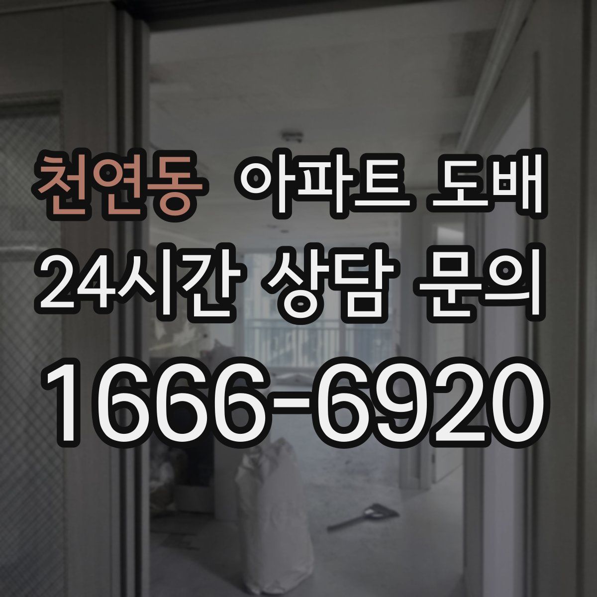 천연동 아파트 도배