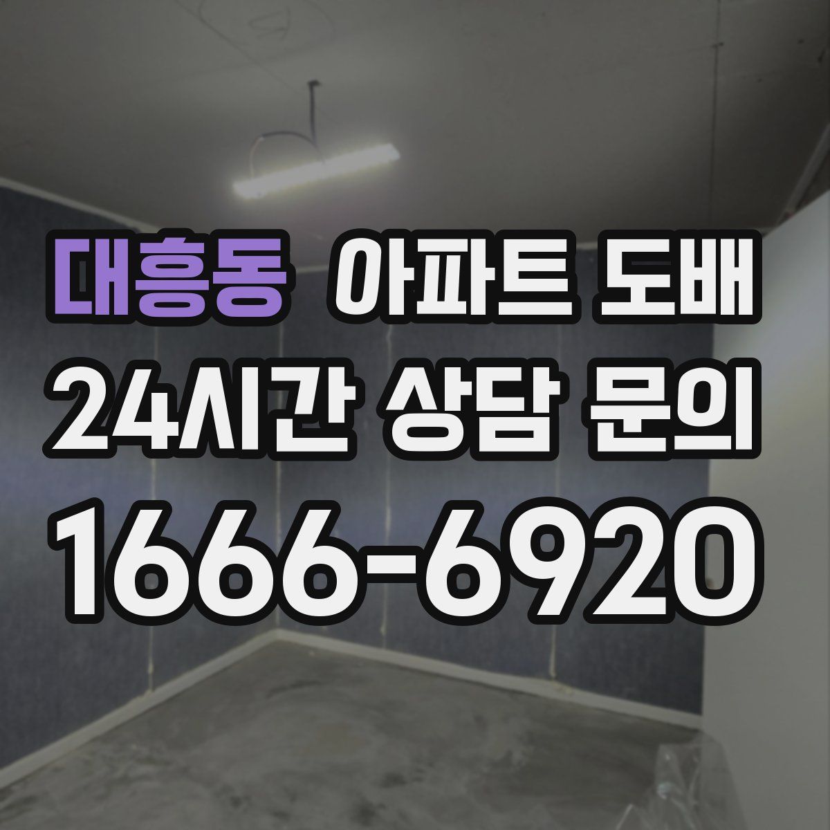 대흥동 아파트 도배