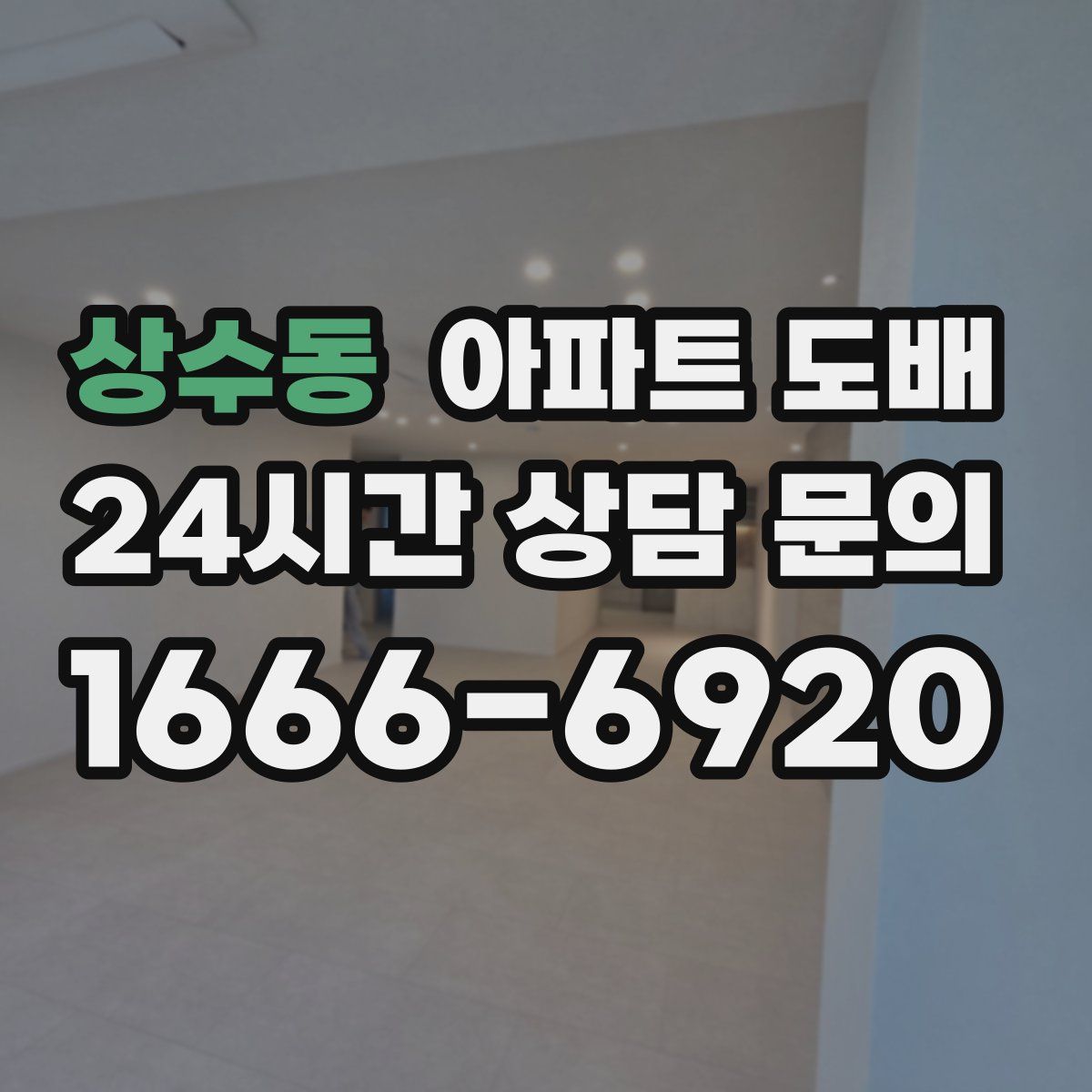 상수동 아파트 도배