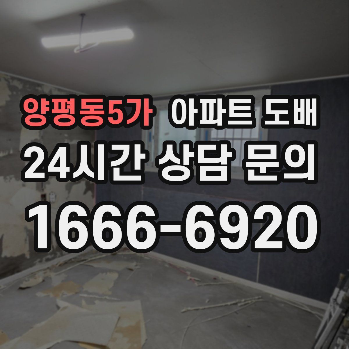 양평동5가 아파트 도배