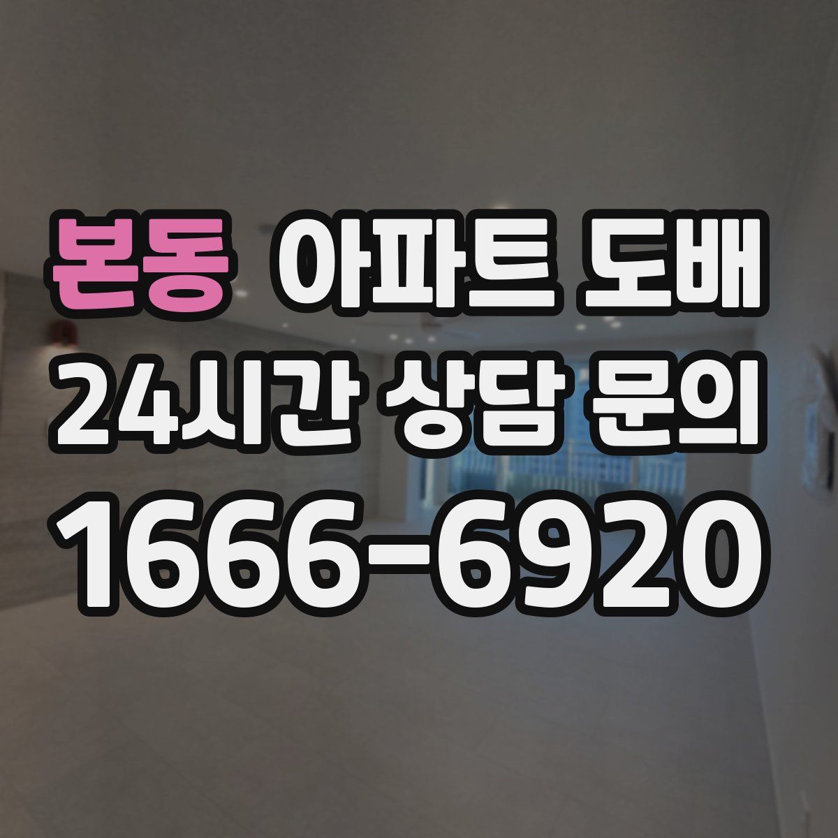 본동 아파트 도배