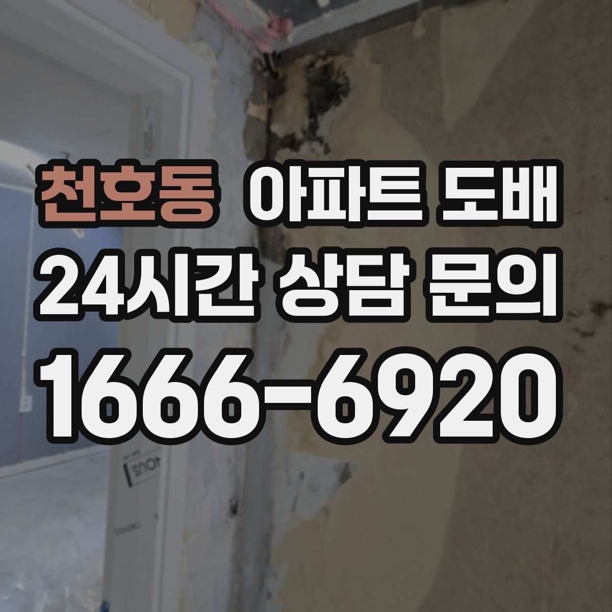천호동 아파트 도배
