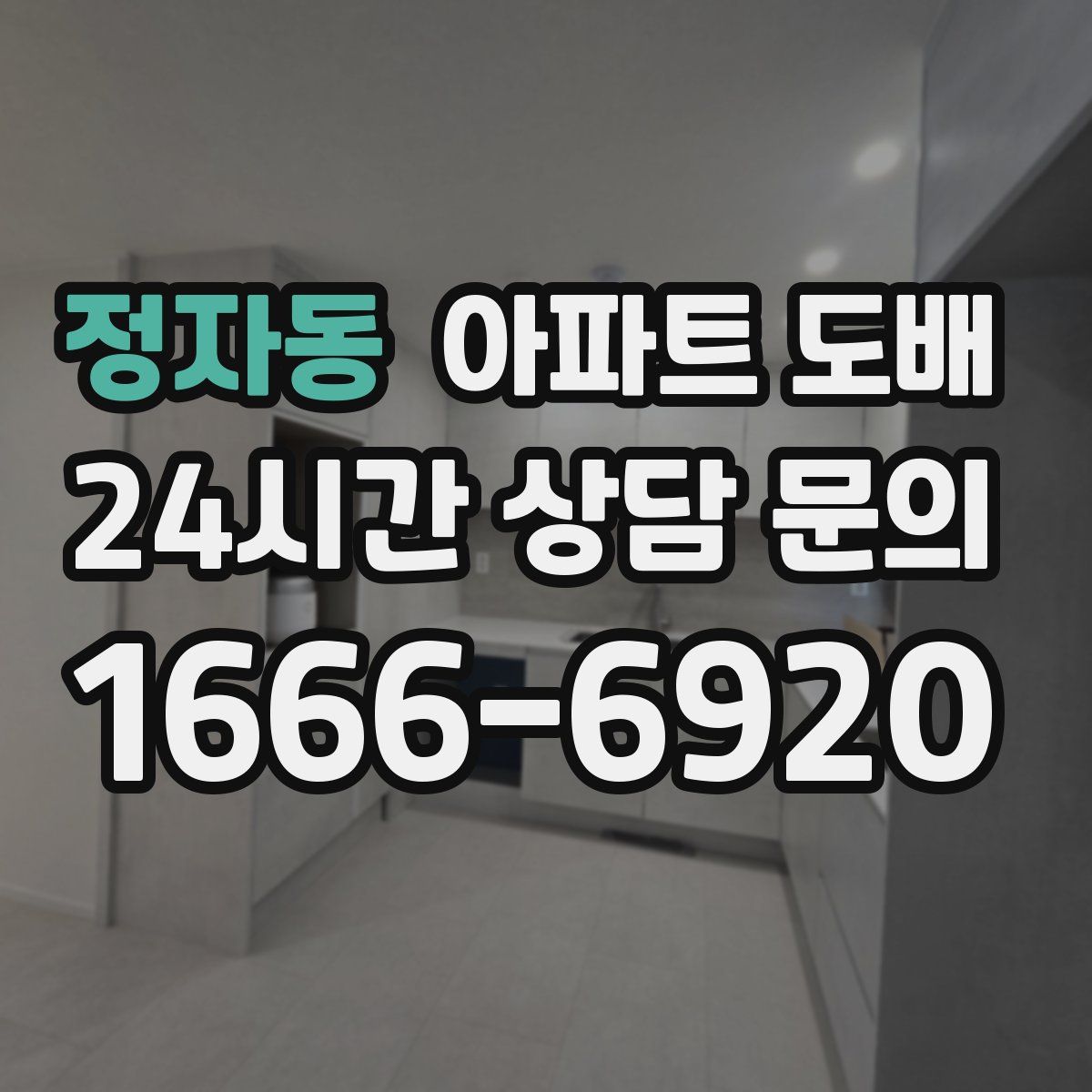 정자동 아파트 도배