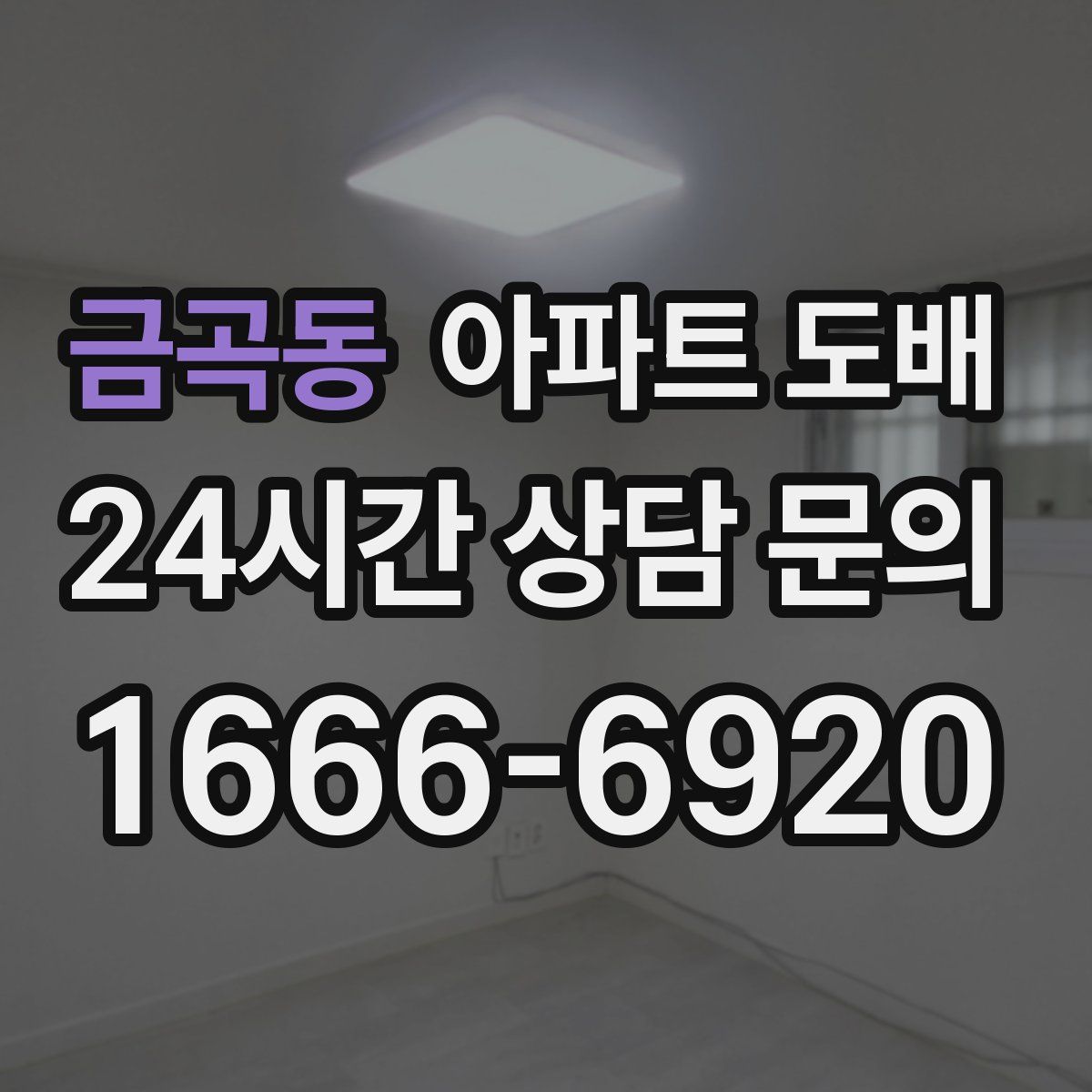 금곡동 아파트 도배